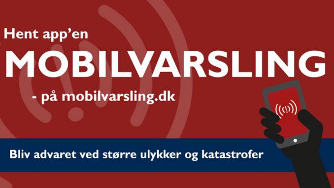 Skilte - Mobilvarsling